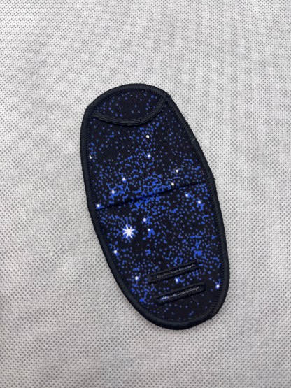 dark blue galaxy pattern. fit plastic and metal frames.